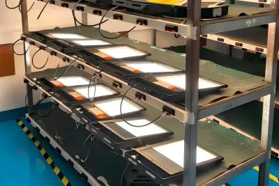20 סטים של פנסי LED חיצוניים בעוצמה של 300 וואט נשלחו ללאוס
