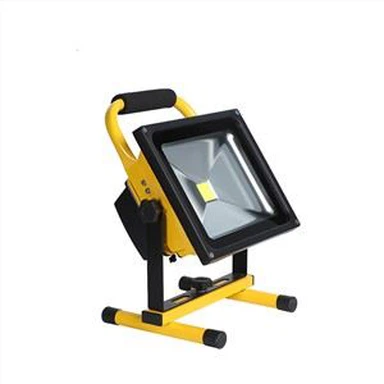 IP65 נייד נטענת LED Flood Light 30w עם כבל טעינה AC