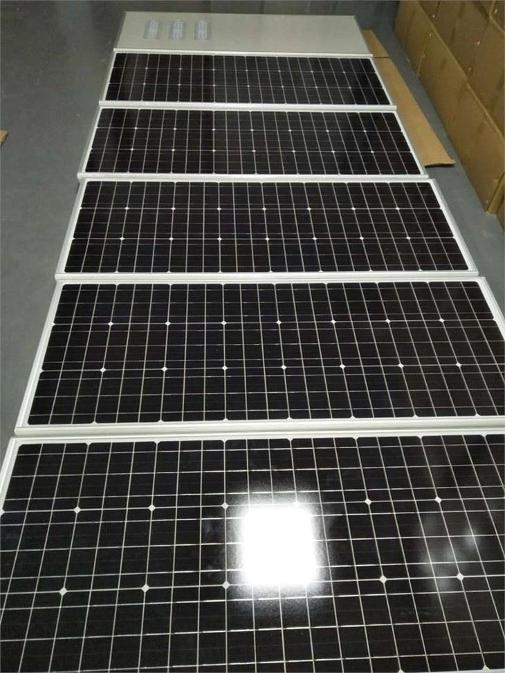 All-In-One Solar Street Light With Solar Panel, LiFePO4 Lithium Battery