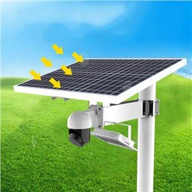 אור אבטחה מופעל סולארית עם מצלמה