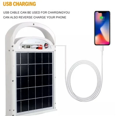 אורות סולאריים עם מטען USB